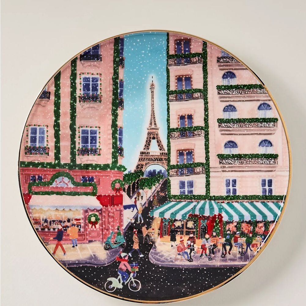❤️ New York City, London, Paris, D.C. Dessert Plates - NWT - Picture 5 of 6
